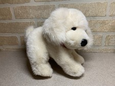 Vintage 24k Polar Puff Special Effects 9 Plush Realistic Dog Puppy