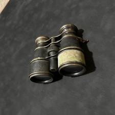 Vintage French Indian War 1800s Glasses Binoculars Brass Antique Collectible
