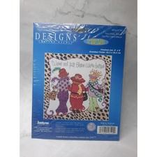 Janlynn Counted Cross Stitch Kit Not Older Better 056-0190 Red Hat Ladies