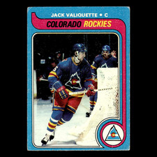 Jack Valiquette #229 1979 Topps Colorado Rockies Hockey Card NHL EX