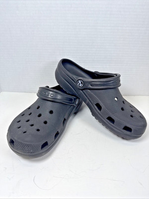Crocs Clog Shoes  Unisex Black Men's Size 5 Women's Size 7