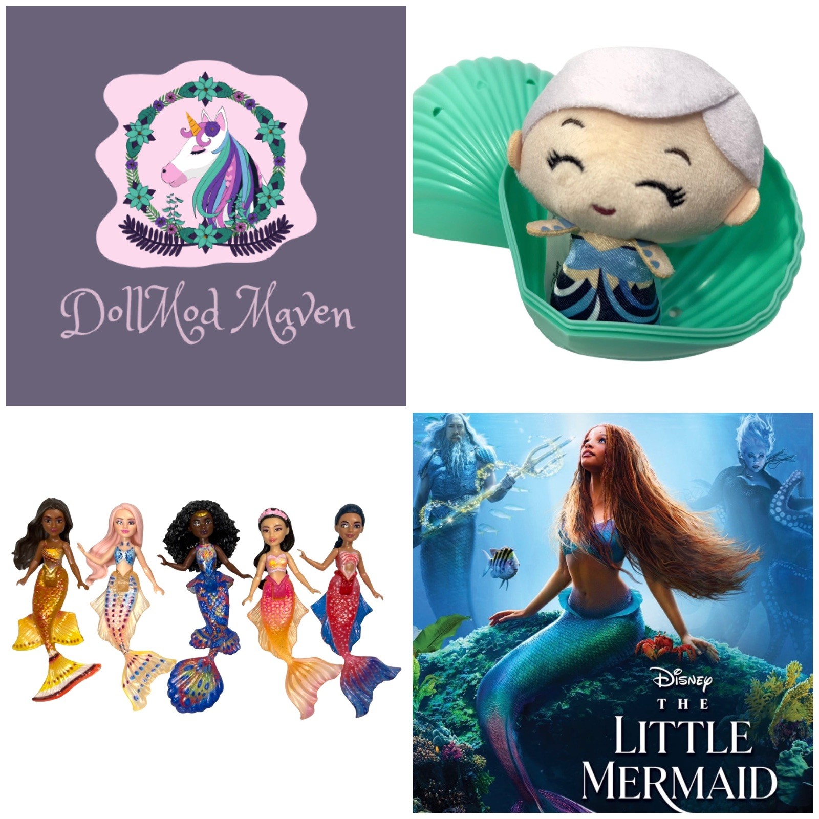 DollMod Maven 🦄 Disney Live Action THE LITTLE MERMAID 5 S