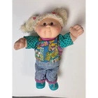 Vintage 1990 Cabbage Patch Kids First Edition Hasbro Doll Blonde Pigtails 90s