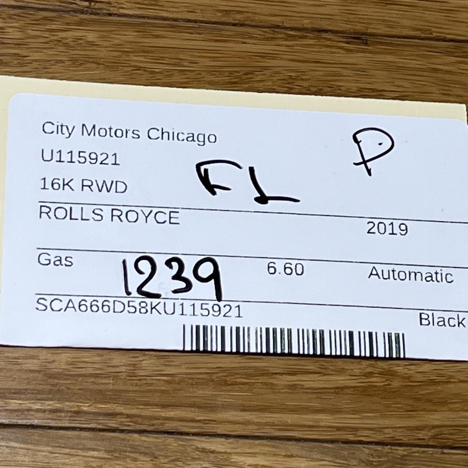 2017-2023 Rolls Royce Dawn RR6 Front Left Door Lower Seal Rubber 7304779 OEM