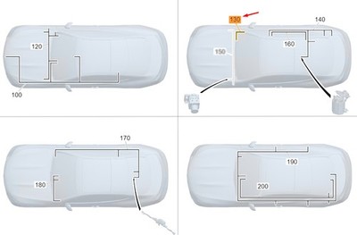 MERCEDES-BENZ CLE C236 Basic Scope Wiring RHD A2365408109 NEW GENUINE