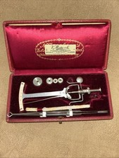 Antico Pro. Tonometro di Schioetz con scatola originale oftalmologia primi '900