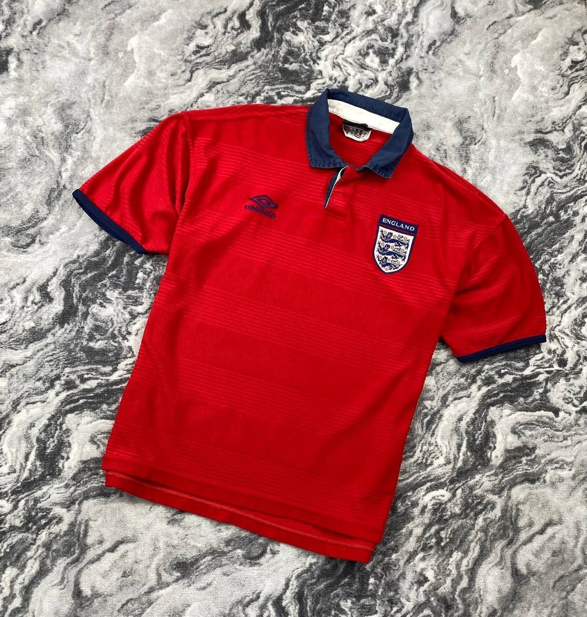 Umbro England 1999 2001 Away Football Shirt Soccer Jersey Vintage