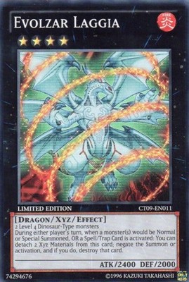 Evolzar Laggia - CT09-EN011 - Super Rare - Limited Edition - Near Mint