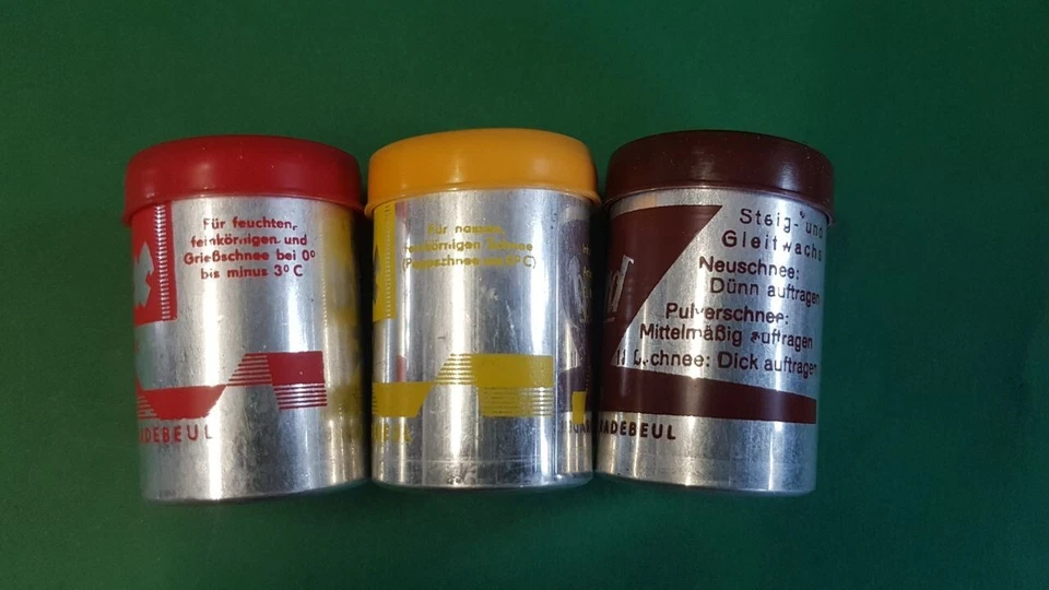 3x Bussard Drix Skiwachs Langlaufwachs Set DDR Wachs Touren Ski Langlauf - Bild 3 von 4