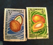 Cameroun - 1967 Fruits - lot - oblitéré