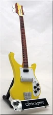 CHRIS SQUIRE Miniature Bass YES with Guitar Pick