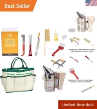 Complete Beekeeping Tools Set: Bee Smoker, Hive Tools & Queen Bee Supplies