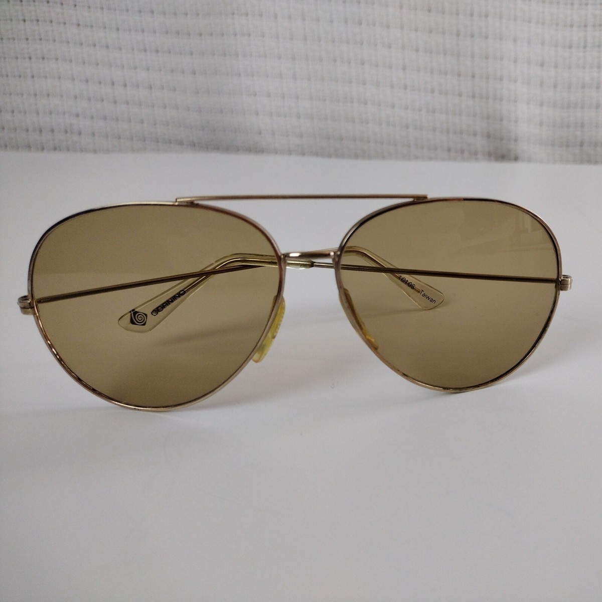 CORNING OPTICS AVIATOR EYE GLASSES WITH LENSES - NICE  display picture 1