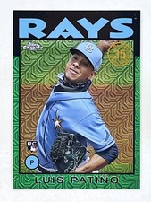 Luis Patino 2021 Topps Update Series 1986 Green Mojo Refractor RC /99 #86C-44