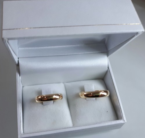 Coppia fedi classiche 5+5 grammi in oro giallo 750 18kt incisione e sped. gratis - Foto 2 di 7