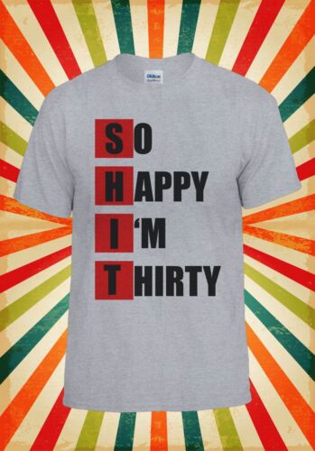 30. Geburtstag T-Shirt Ich bin dreißig Coole Männer Frauen Unisex Baseball T-Shirt Top 3239 - Bild 3 von 7