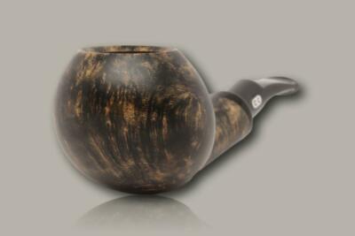 Chacom Anton by Tom Eltang - Grey Mat Briar Smoking Pipe with pouch B1695
