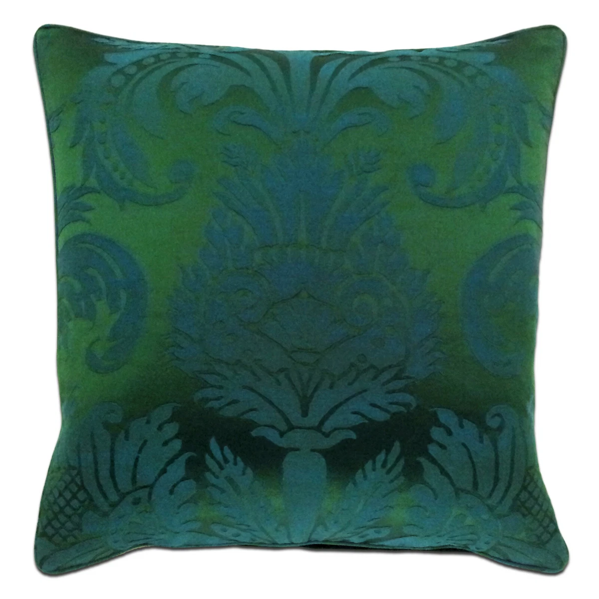 Set di 2 cuscini decorativi in velluto blu per divano, casa, ufficio, auto, giardino, 45 x 45 cm | Leroy Merlin