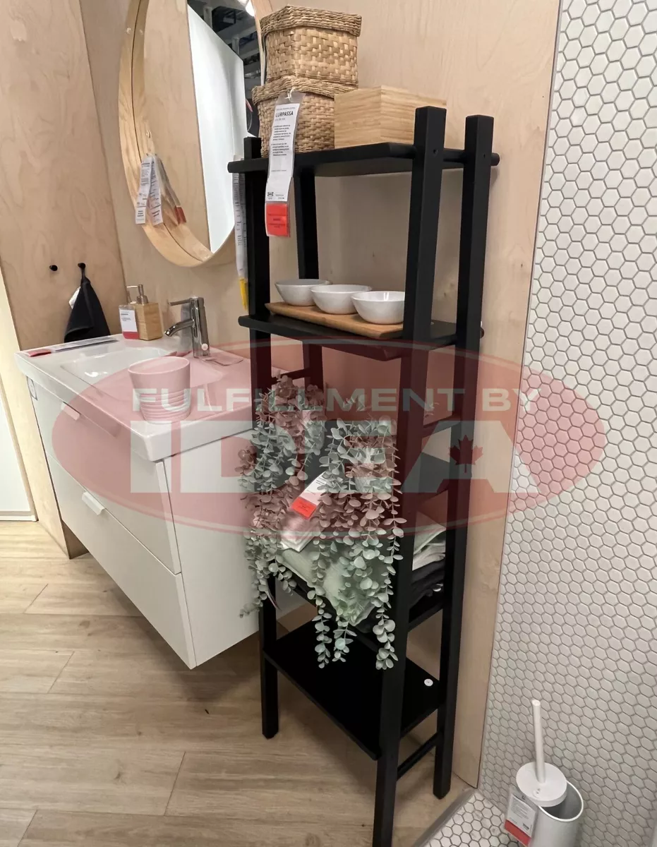 Brand New IKEA VILTO Shelf Unit in Black 18 1 8x59
