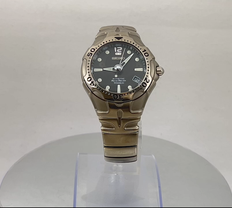 SEIKO セイコー KINETIC 5J22-0B80 1102 SEIKO セイコー KINETIC 5J22-0B80 1102