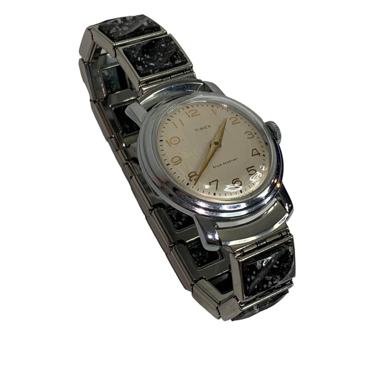 Vintage Timex Mens Wristwatch Shock Resistant Analog Manual Classic TIMEX Watch Shock Resistant Manual Wind 32mm Vintage  main image 4