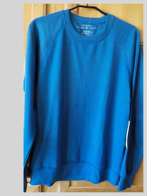 NWT Alexander Julian Colours Vintage Workwear Blue Sweatshirt Medium