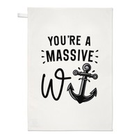 You're Ein Massiv W Anker Tee Handtuch Mit Sohn Papa Sarcastic UnhöFlich Boss