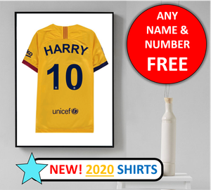 personalised barcelona shirt