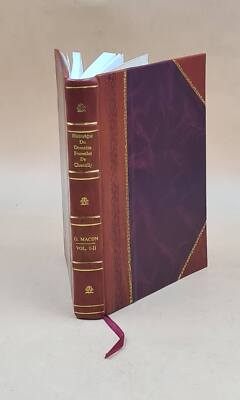Historique Du Domaine Forestier De Chantilly. Volume 1 1905 [Leather Bound]