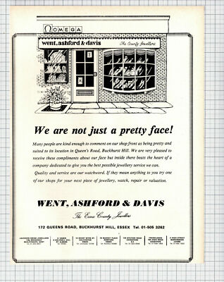 Ging Ashford & Davis Jewellers Buckhurst Hill Essex - 1975 Werbung