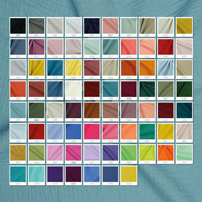 Musselin Uni Meterware Double Gauze 100% BaumwolleTex 100 zertifiziert