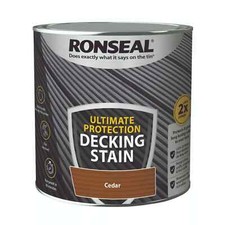 Ronseal Decking Stain Paint Ultimate Protection Rich Colour Extra Tough 2.5L/5L