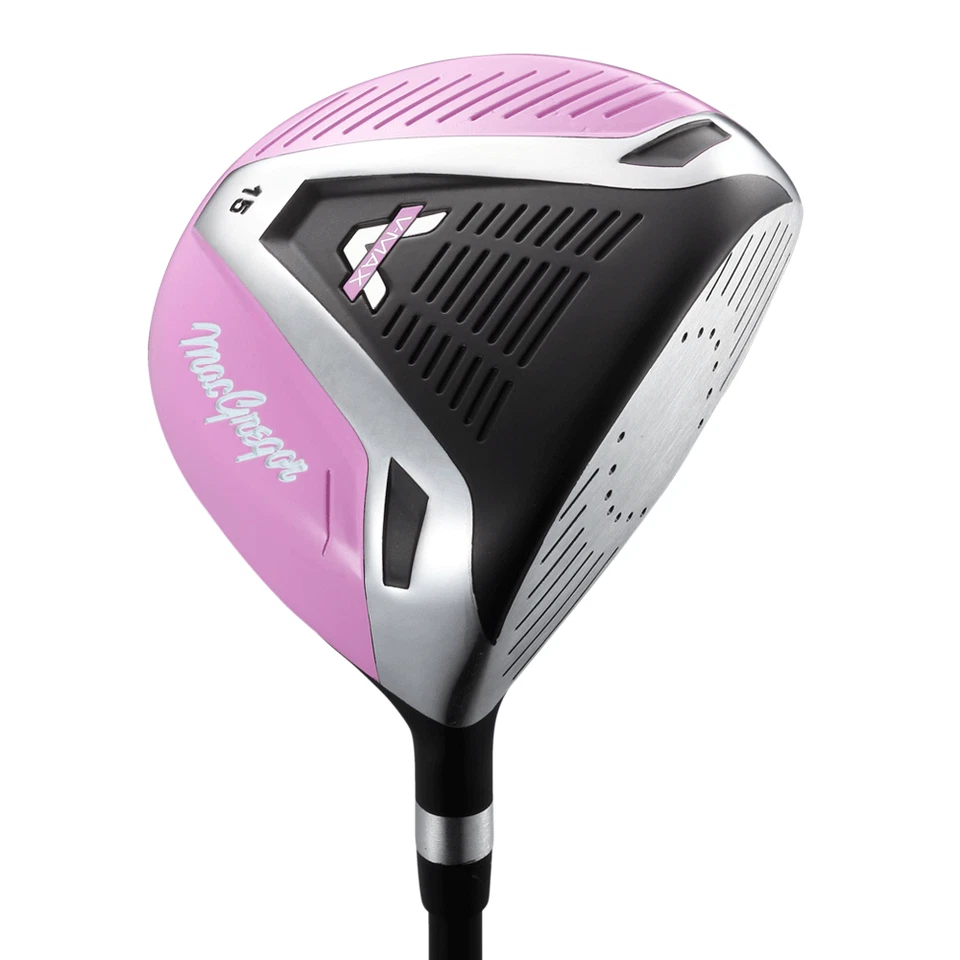 MACGREGOR V-MAX PREMIUM JUNIOR PACKAGE SET +GOLF STAND CARRY BAG / GIRLS AGE 6-8 - Image 3 of 4
