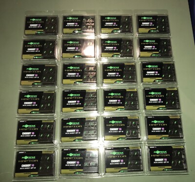 Korda Kaptor Micro Barbed Karpfen Angelhaken Choddy Größe 10 - 24er PACK ANGEBOT 240