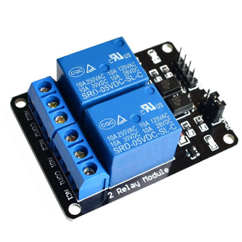 New 5V/12V 2 Channel Relay Board Module for Arduino Raspberry Pi ARM AVR DSP PIC - Picture 1 of 2