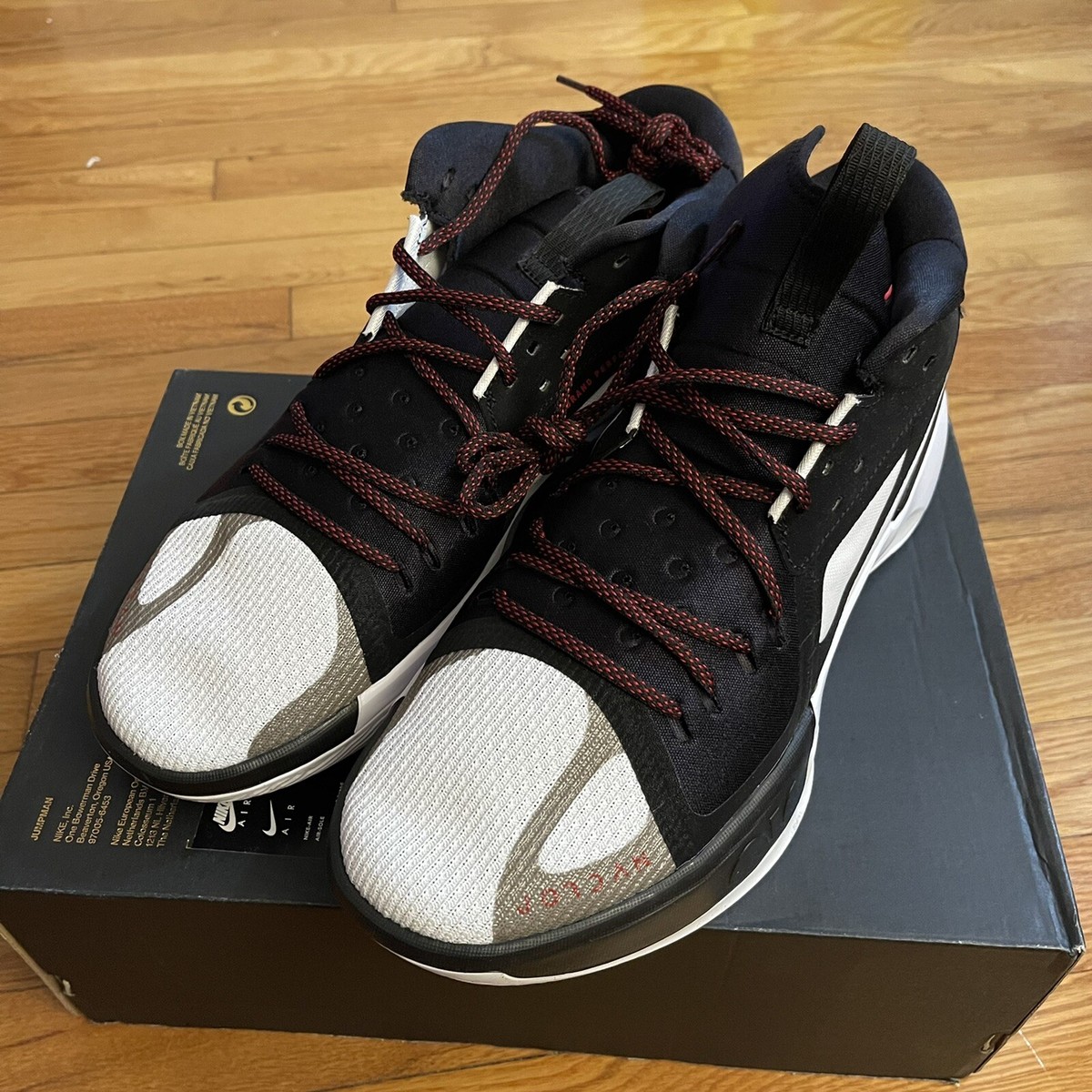 Nike Jordan Zoom Separate Men\'s Size 10.5 Black Gym Red Sneakers DH0249 001 New Jordan Zoom Separate  main image 2