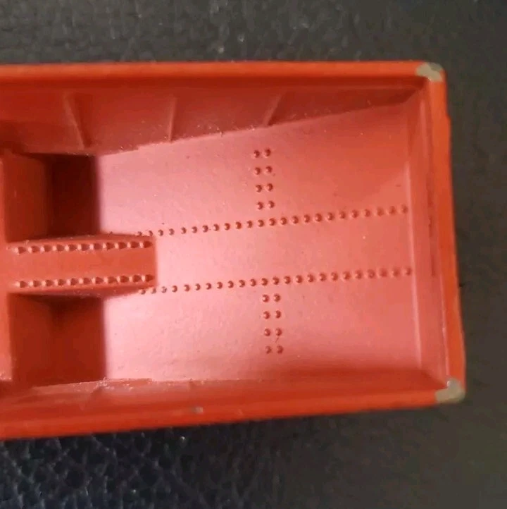 Maisto N Gauge M StL #541080 Minneapolis & St Louis vagón tolva tren rojo escala N Foto 4 de 4