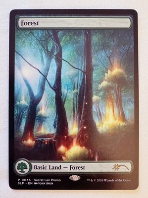 Magic MTG MagicCon Las Vegas 2026 Basic Land Forest Promo card Non Foil - Avon