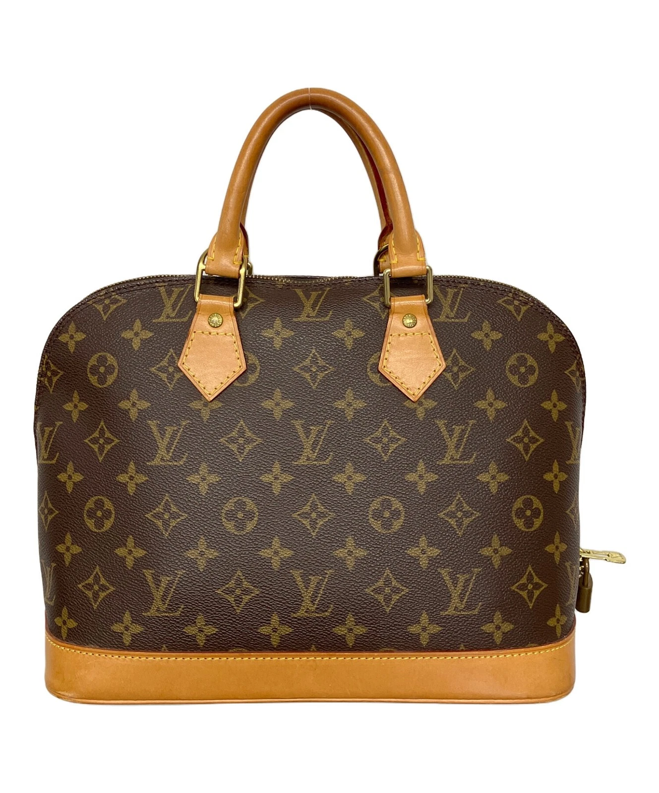 Vuitton — Louis Vuitton Alma M51130 Coated Canvas Brown Bag #TFB4213