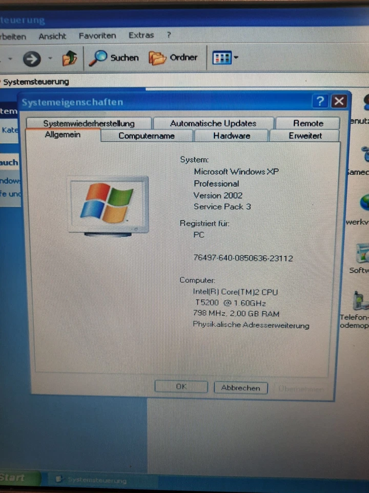 Dell Inspiron 6400 Laptop 15.6” Intel T2050 1.60GHz 2GB RAM 160GB HDD Windows XP - Bild 2 von 4
