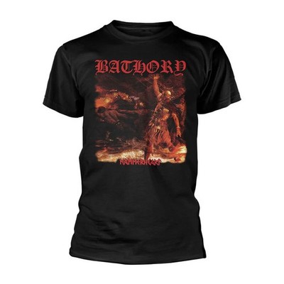 Bathory T-Shirt Herren Hammerheart schwarz Band-Merch, Bands