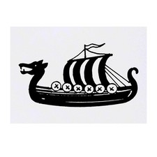 'Viking Ship' Temporary Tattoos / Transfers TO00033740 
