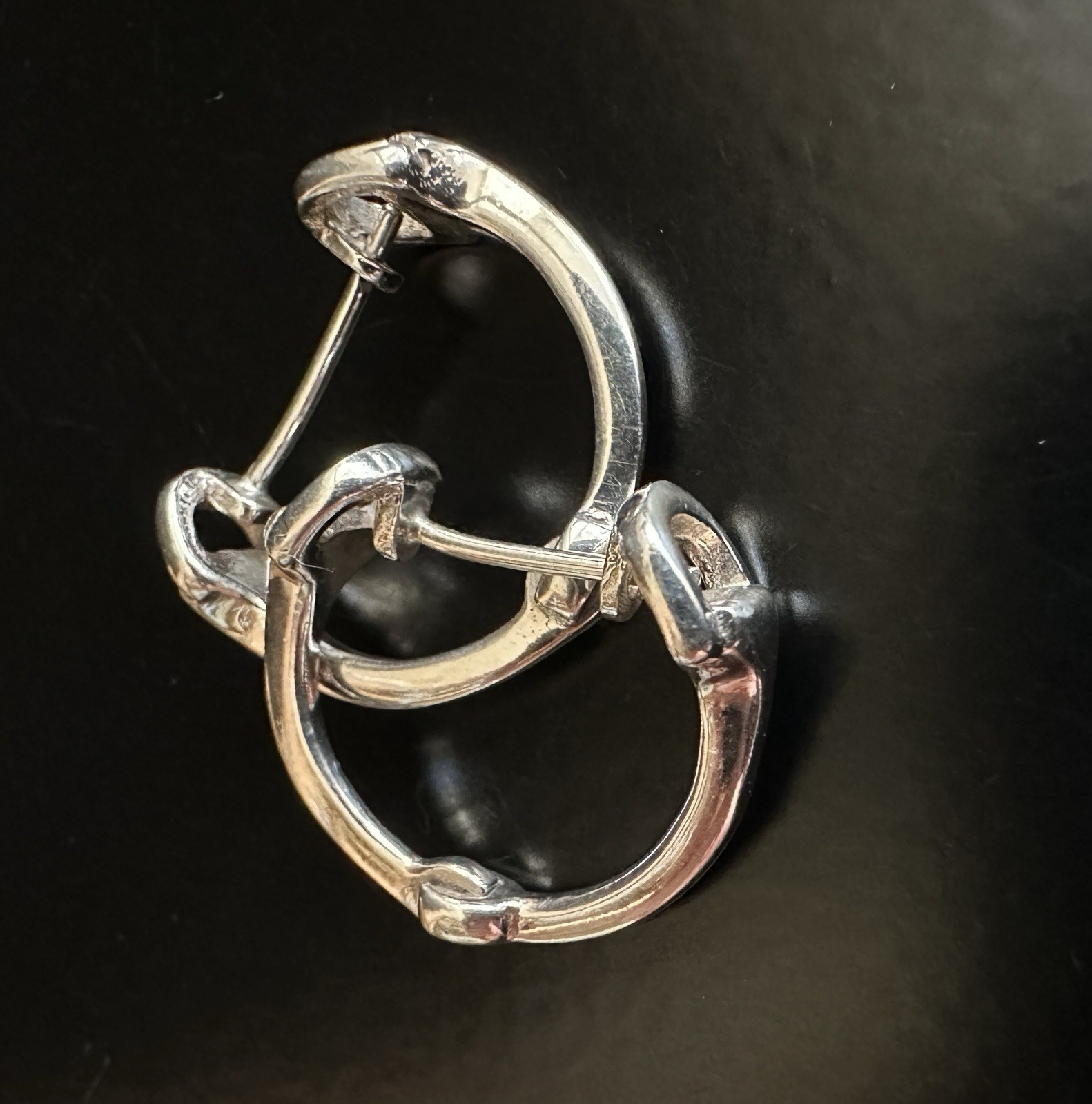 925 Sterling Egg Butt Snaffle Bit Hinged Hoop Hor… - image 9