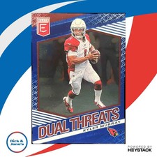 2020 Panini Donruss Elite Kyler Murray Dual Threats Blue /10 #8 Arizona Cardinal