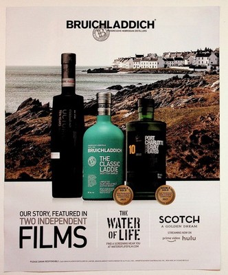 Bruichladdich Scotch Whisky Magazine Ad 2021 Octomore Classic Laddie Port