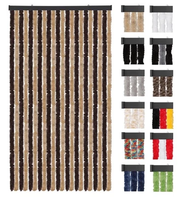 Flauschvorhang 120x220cm Türvorhang Insektenschutz für Balkon Terrasse Pavilon - Bild 1 von 4