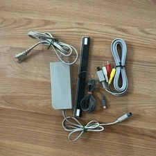 Genuine OEM Nintendo Wii PSU RVL-002, AV Cables RVL-009 & Sensor Bar RVL-014