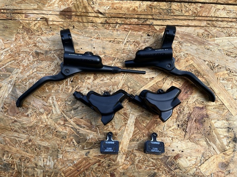 Tektro  Brake Levers  TKD148  &  Flat Mounted Brake Caliper & Brake pads