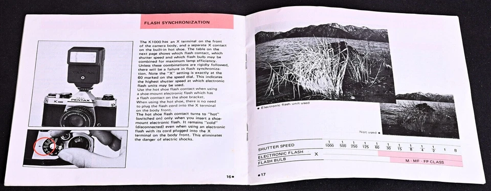 Original Pentax K1000 User Manual 1982 Edition - Excellent - Image 3 of 3