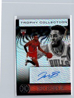 2020-21 Panini Illusions #TC-TBJ Troy Brown Jr. Trophy Collection Signatures